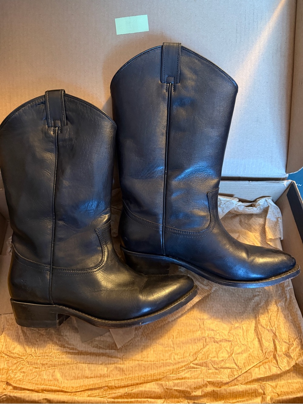 Frye Billy Pull On Black Size 10